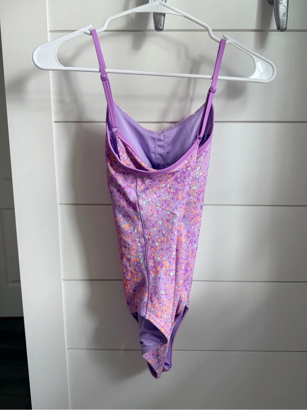 Athleta Girl One Piece Lavender Swimsuit Size 14